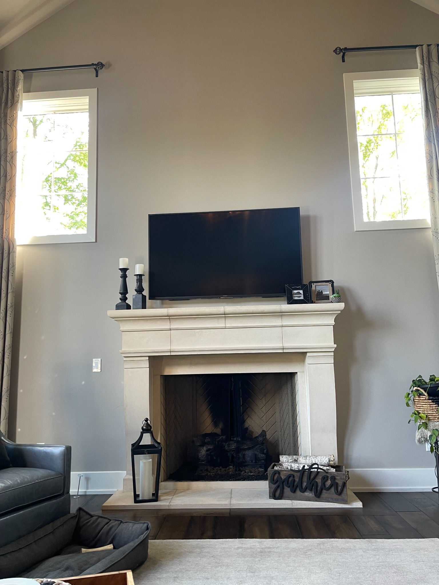 Dining area before photo